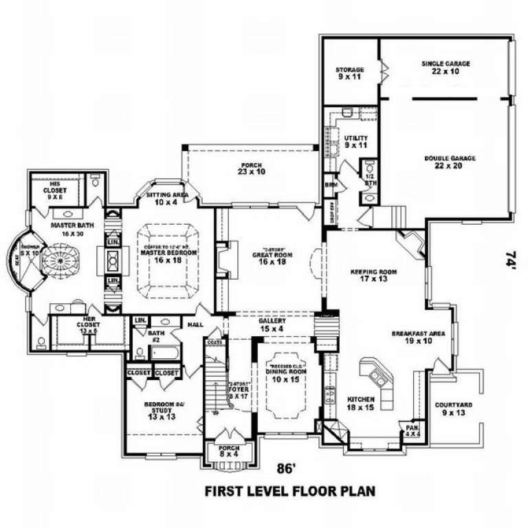 House Plan House Plan #9948 Drawing 1