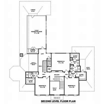Floorplan 2 for House Plan #053-02078