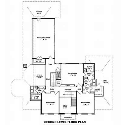 Floorplan 2 for House Plan #053-02080