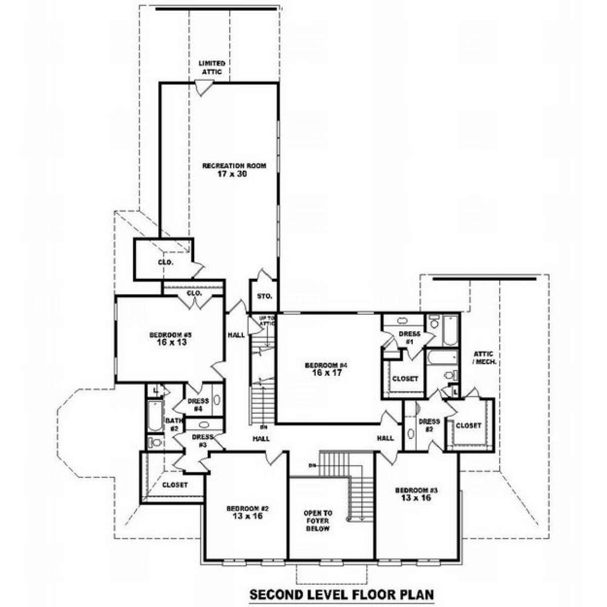 Floorplan 2 for House Plan #053-02081