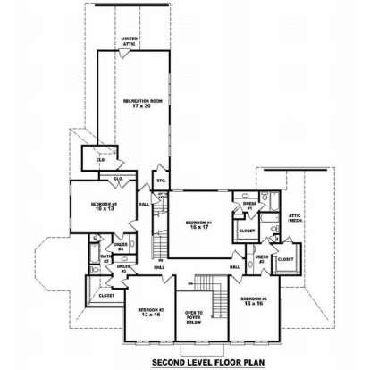 Floorplan 2 for House Plan #053-02081