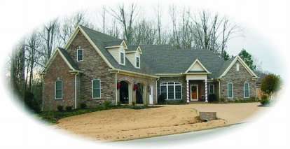 3 Bed, 2 Bath, 3584 Square Foot House Plan - #053-02082