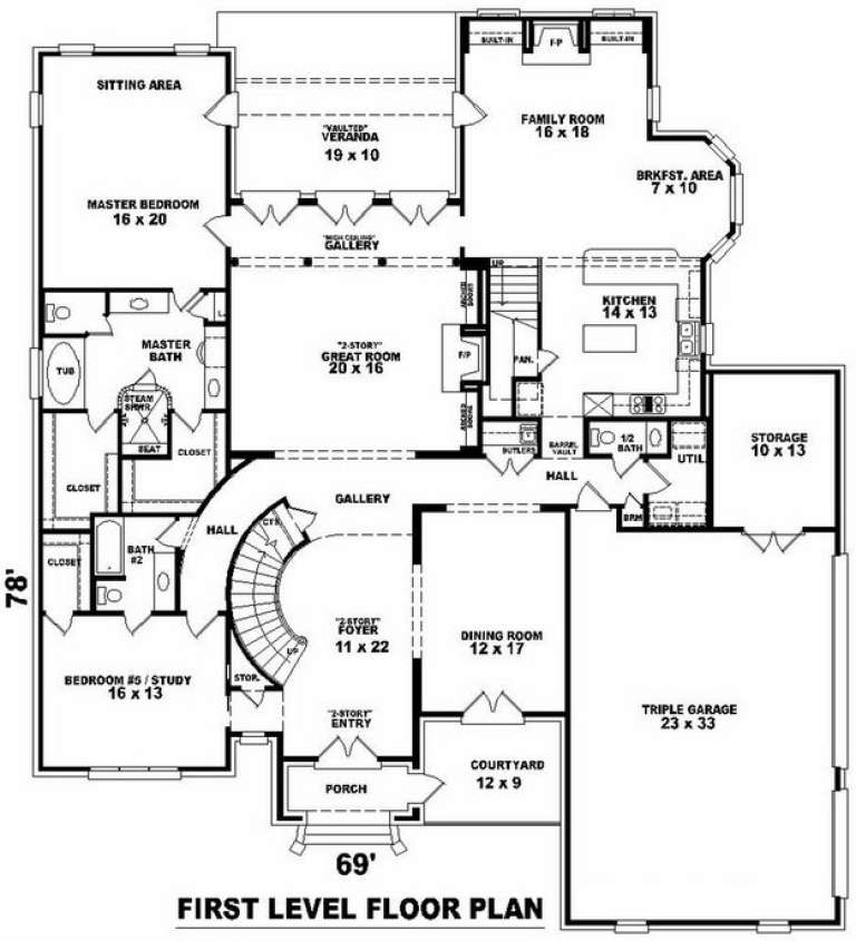 House Plan House Plan #9956 Drawing 1