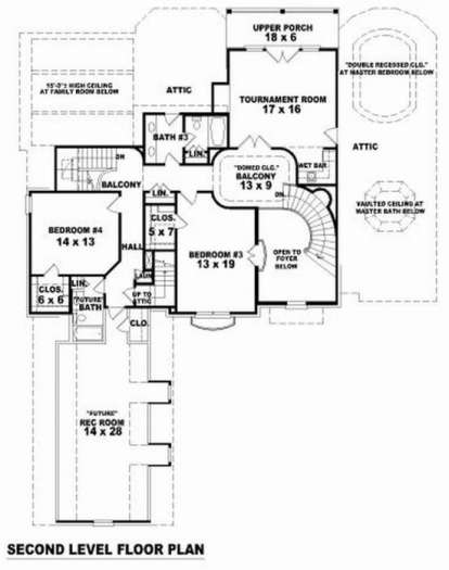 Floorplan 2 for House Plan #053-02087