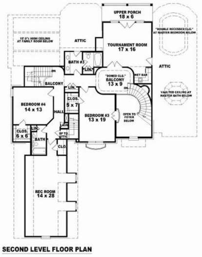 Floorplan 2 for House Plan #053-02092