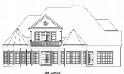 French Country House Plan #053-02093 Elevation Photo