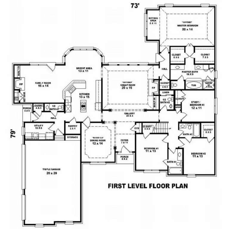 House Plan House Plan #9969 Drawing 1