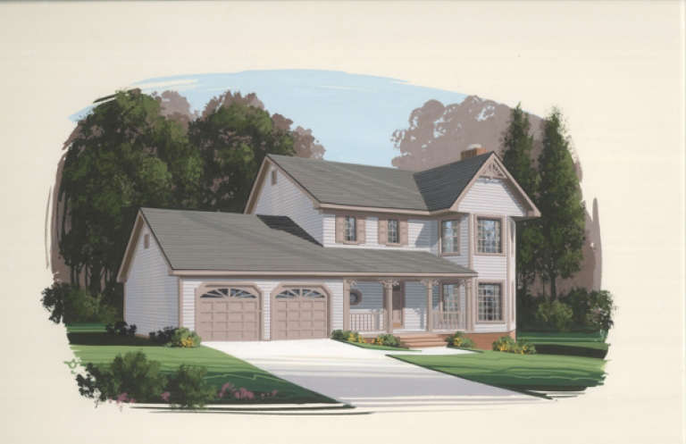 House Plan House Plan #997 Front Elevation