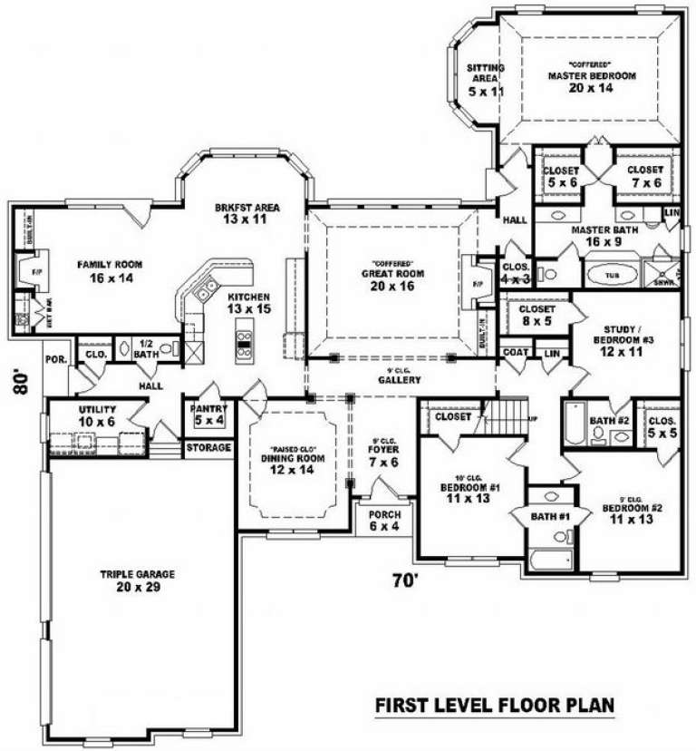 House Plan House Plan #9973 Drawing 1