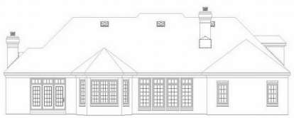 European House Plan #053-02103 Elevation Photo