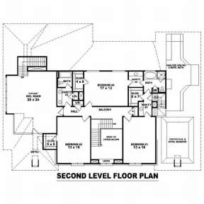 Floorplan 2 for House Plan #053-02104