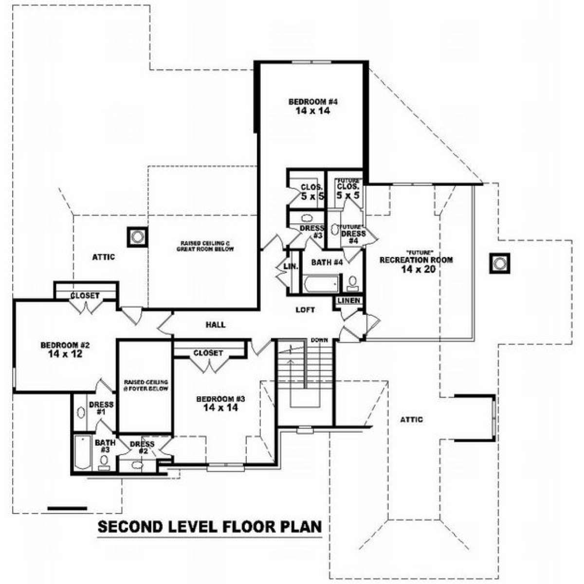 Floorplan 2 for House Plan #053-02106
