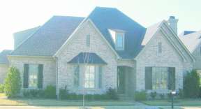 French Country House Plan #053-02108 Elevation Photo