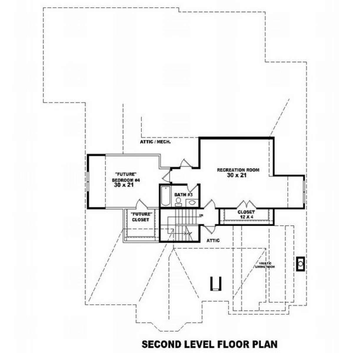Floorplan 2 for House Plan #053-02108