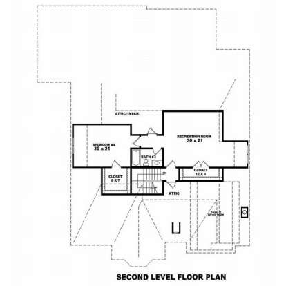 Floorplan 2 for House Plan #053-02109