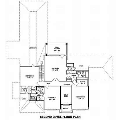 Floorplan 2 for House Plan #053-02111