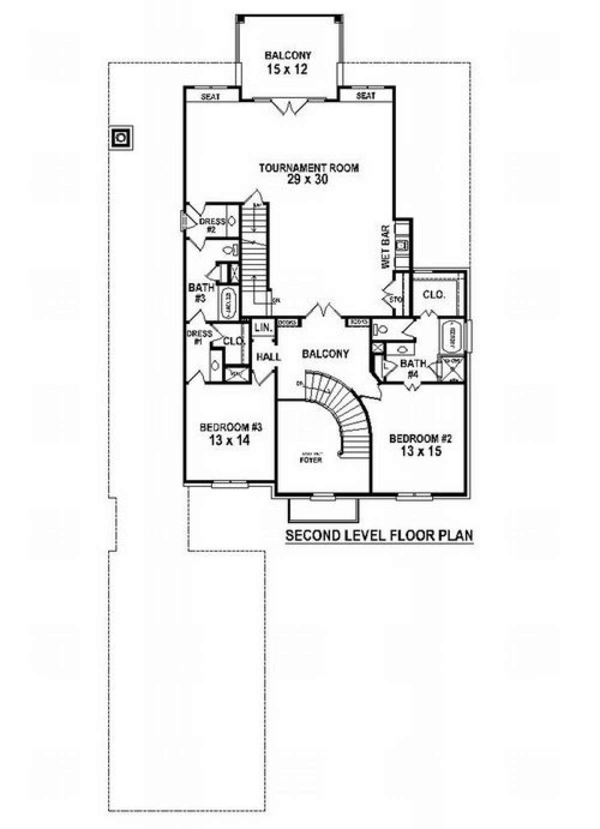 Floorplan 2 for House Plan #053-02112