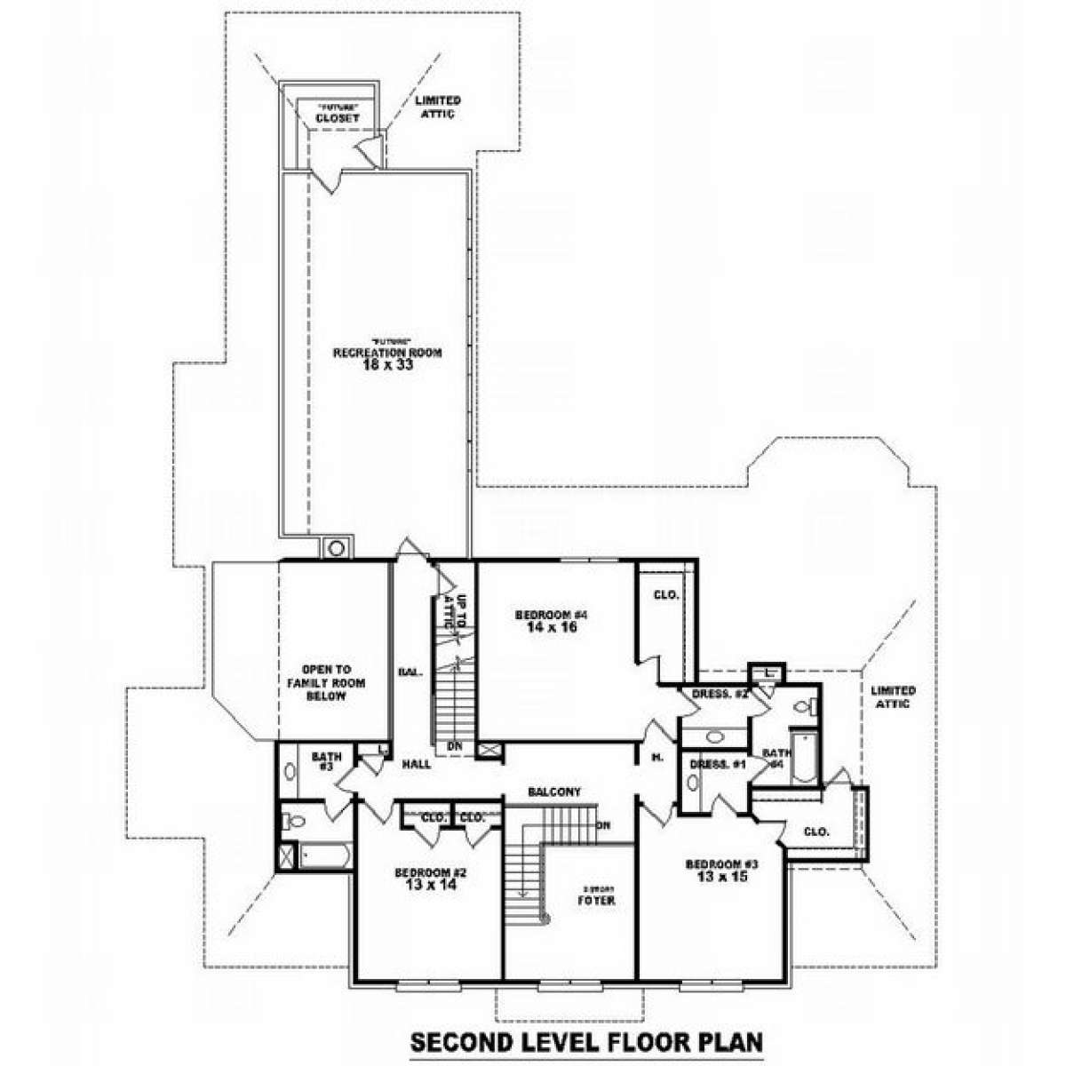 Floorplan 2 for House Plan #053-02116