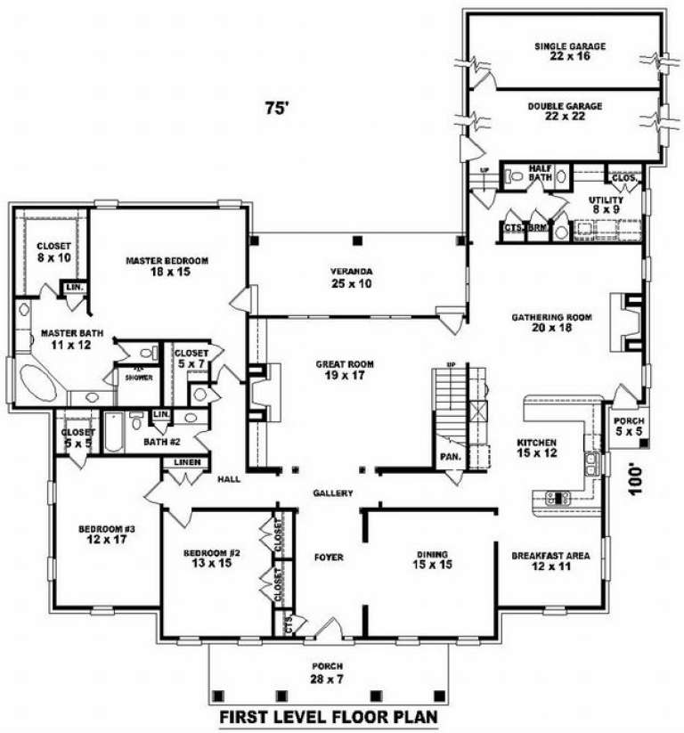 House Plan House Plan #9988 Drawing 1