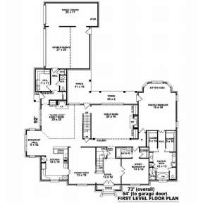 Floorplan 1 for House Plan #053-02119