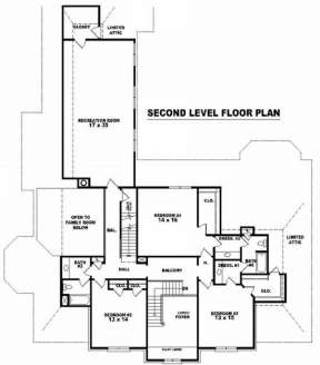 Floorplan 2 for House Plan #053-02120