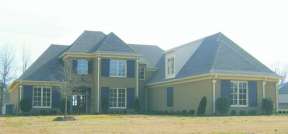 European House Plan #053-02122 Elevation Photo