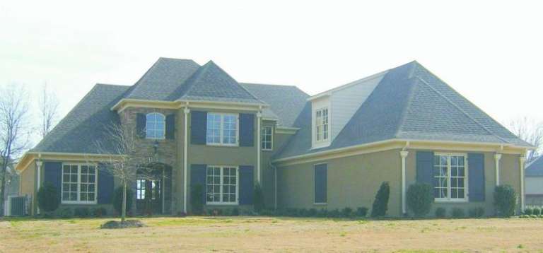 European House Plan #053-02122 Elevation Photo