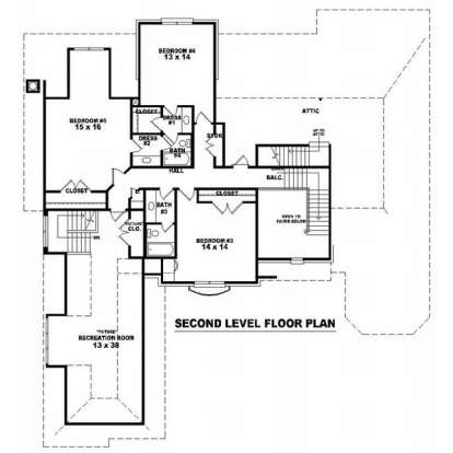 Floorplan 2 for House Plan #053-02124