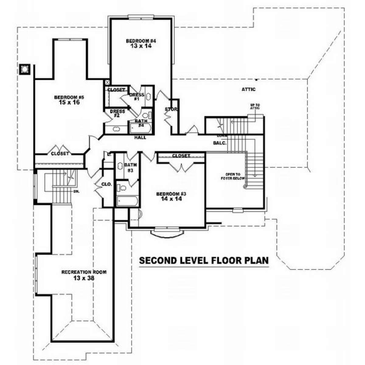 Floorplan 2 for House Plan #053-02126