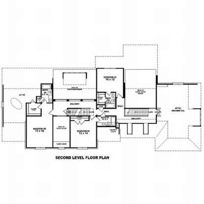 Floorplan 2 for House Plan #053-02128