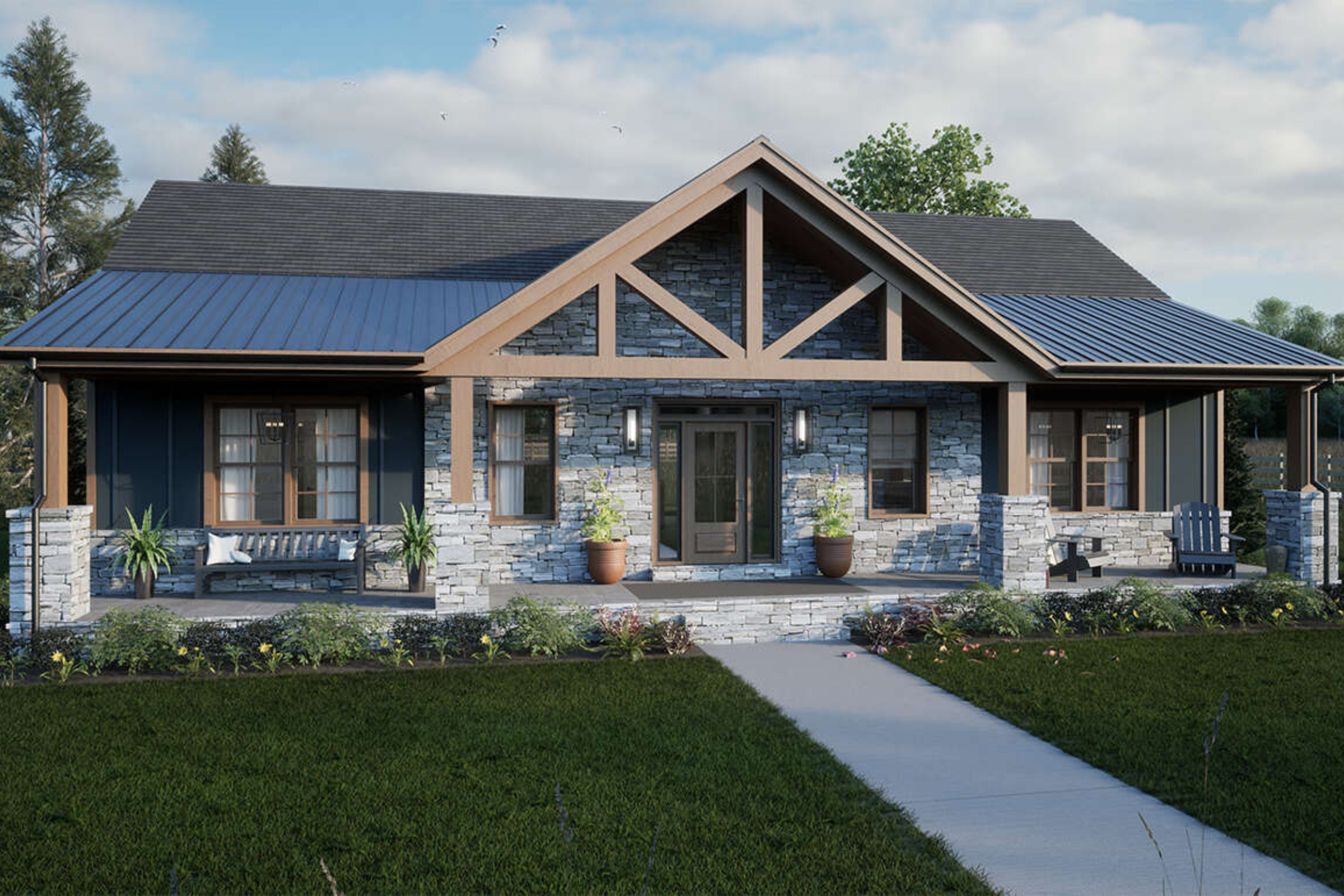 AP-20002 Cottonwood Barndominium House Plan – Barndominium Plans, image size:2400x1600