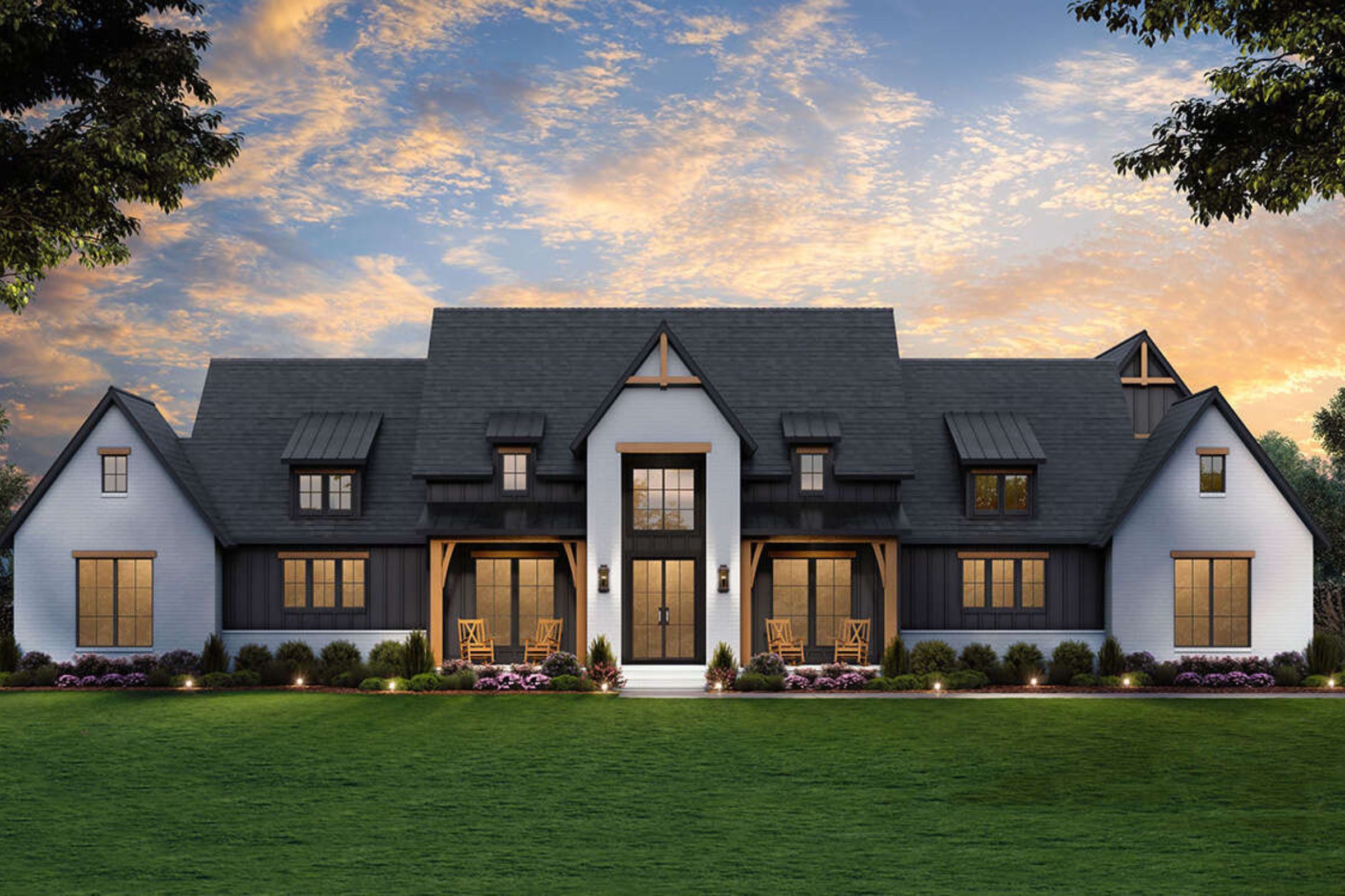 Modern Transitional House Plans | Home Floor Plans & Designs